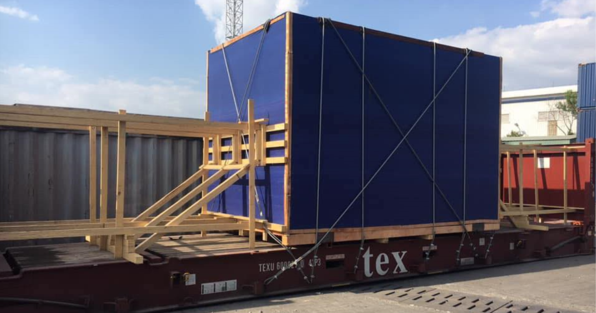 Giải pháp đóng gói chằng buộc hàng hóa trong container